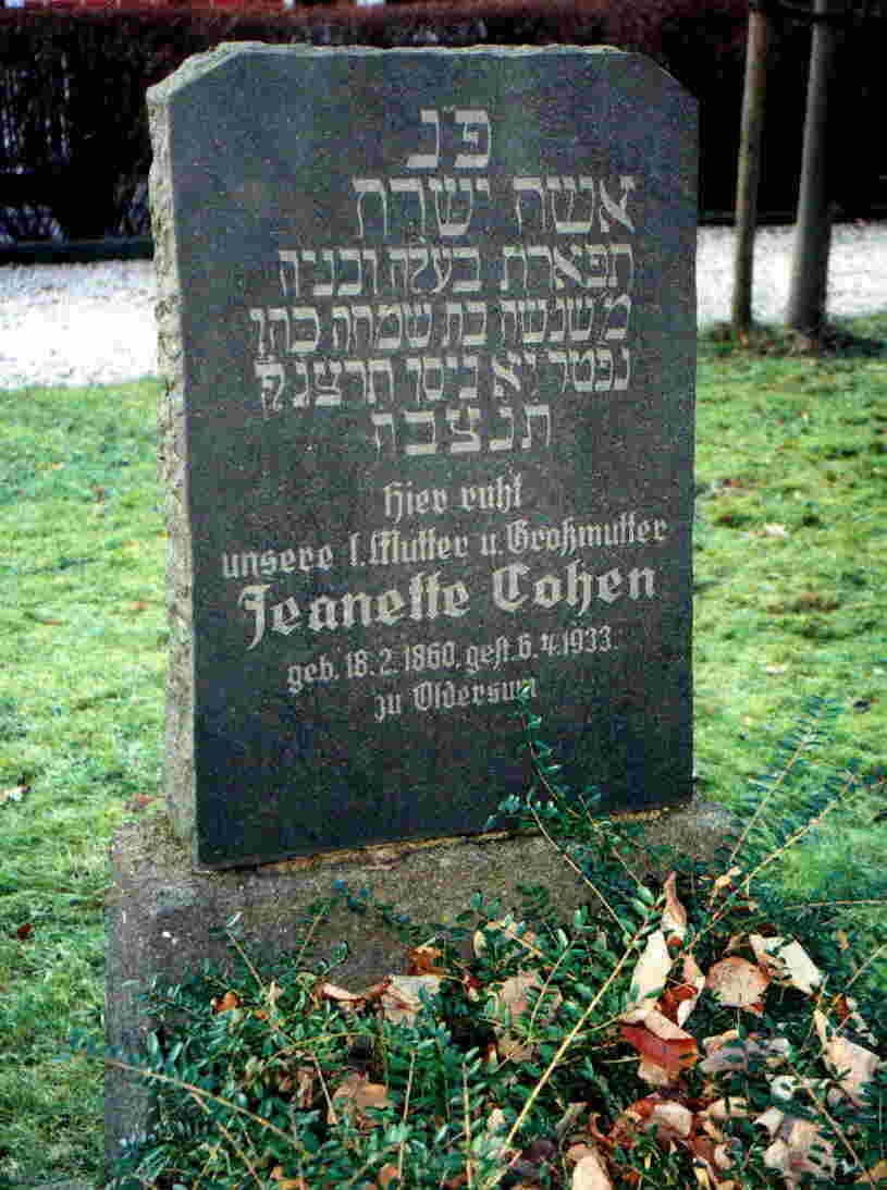 4 Jeanette Cohen, geb. de Beer 1860 - 1933