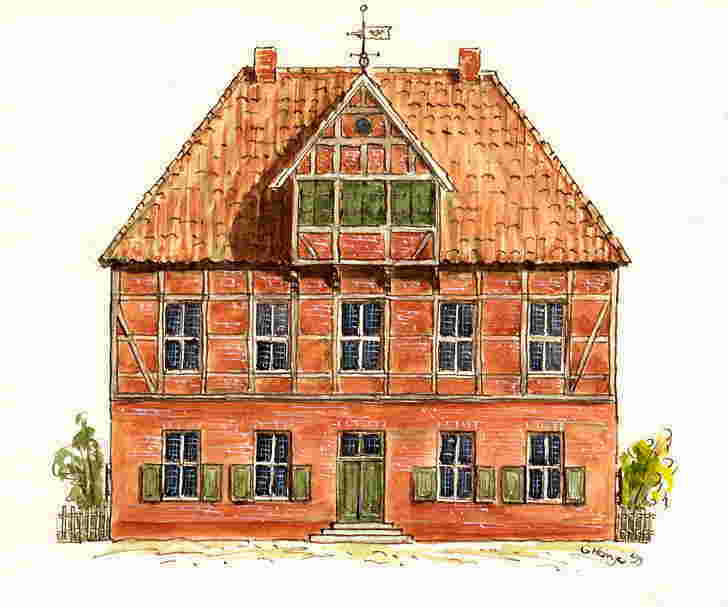 Das neue Haus um 1720