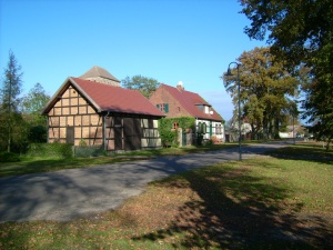 Dorfstrae in Badingen, Foto: Klaus Euhausen, Hennigsdorf