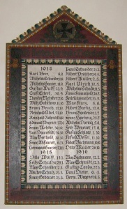 Gedenktafel 1914-18 A, Kremmen, Foto: Klaus Euhausen, Hennigsdorf