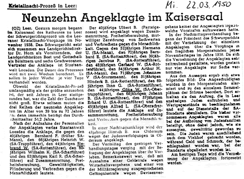 Ostfriesen-Zeitung 22.3.1950