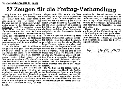 Ostfriesen-Zeitung 24.3.1950