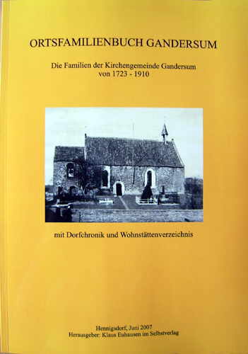 Ortsfamilienbuch Gandersum, Landkreis Leer / Ostfriesland