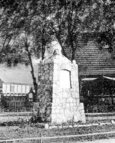 Kriegerdenkmal Hennigsdorf (Ludwig Lesser), Alte Ansichtkarte
